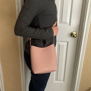 Elegant Pink Crossbody Bag